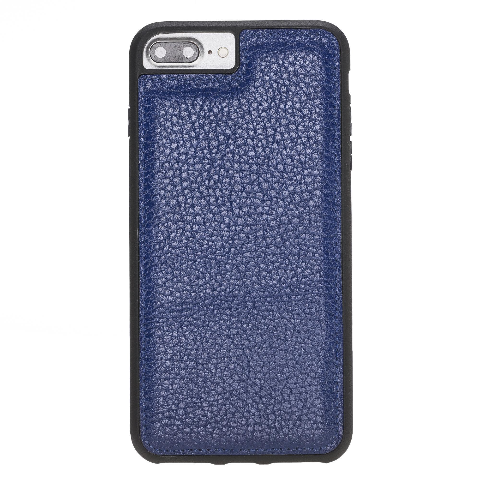 Flex Cover iPhone 7 Plus / 8 Plus Genuine Leather Back Cover / FXC Navy Blue Bouletta