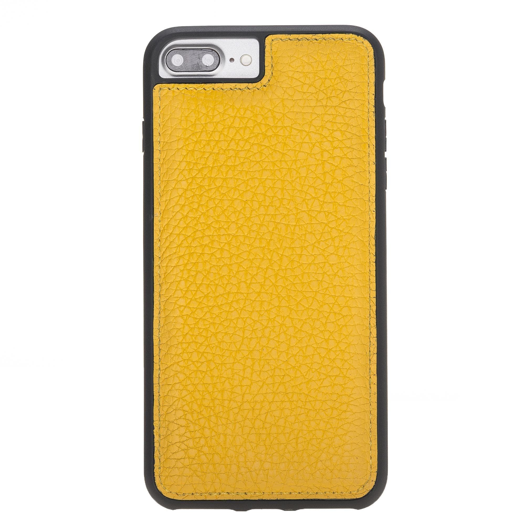 Flex Cover iPhone 7 Plus / 8 Plus Genuine Leather Back Cover / FXC Yellow Bouletta