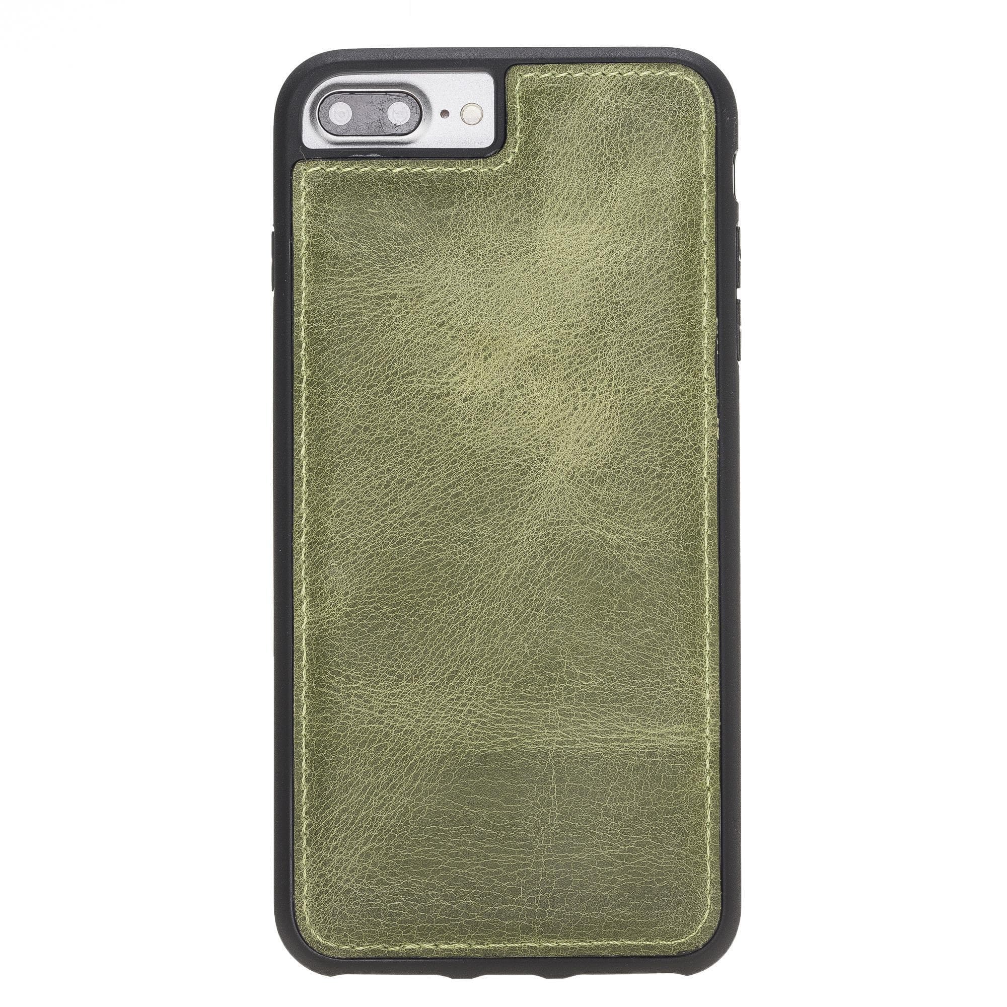 Flex Cover iPhone 7 Plus / 8 Plus Genuine Leather Back Cover / FXC Olive Bouletta