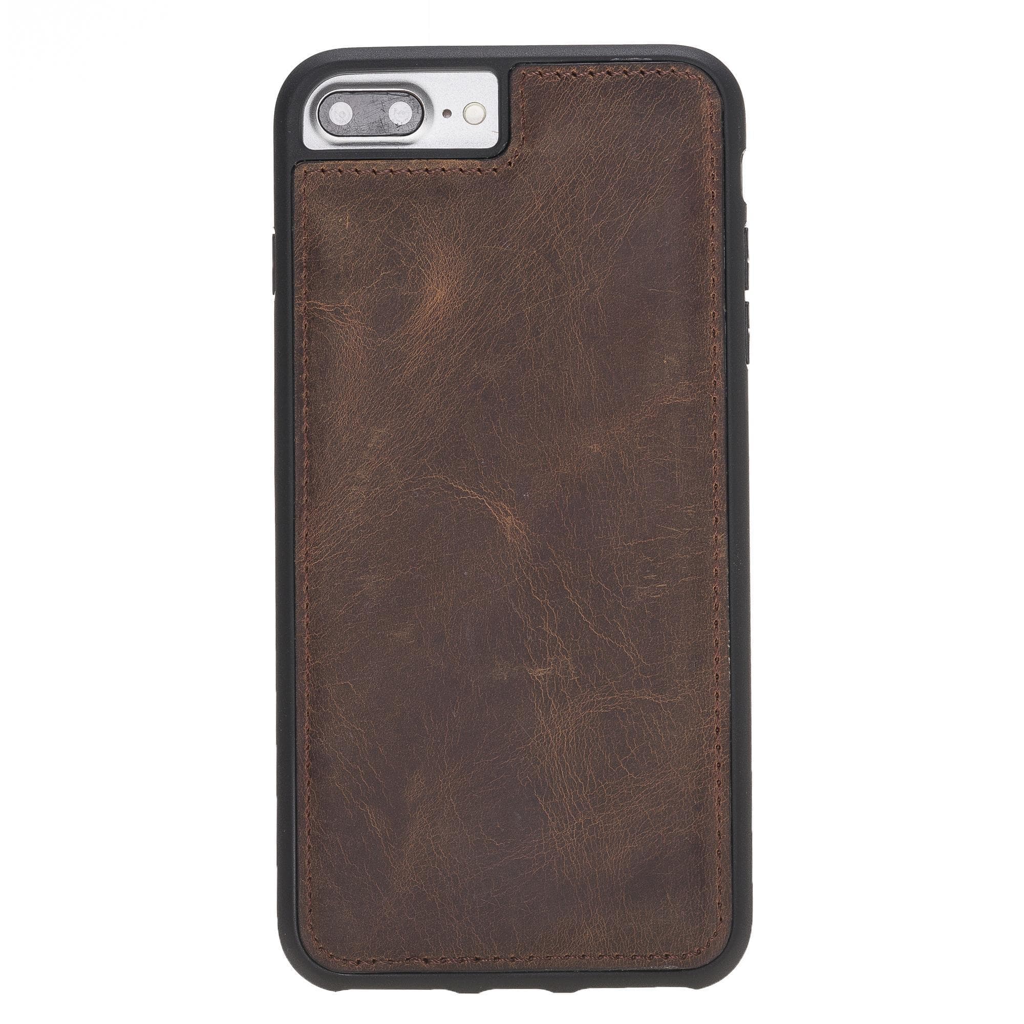 Flex Cover iPhone 7 Plus / 8 Plus Genuine Leather Back Cover / FXC Saddle Brown Bouletta