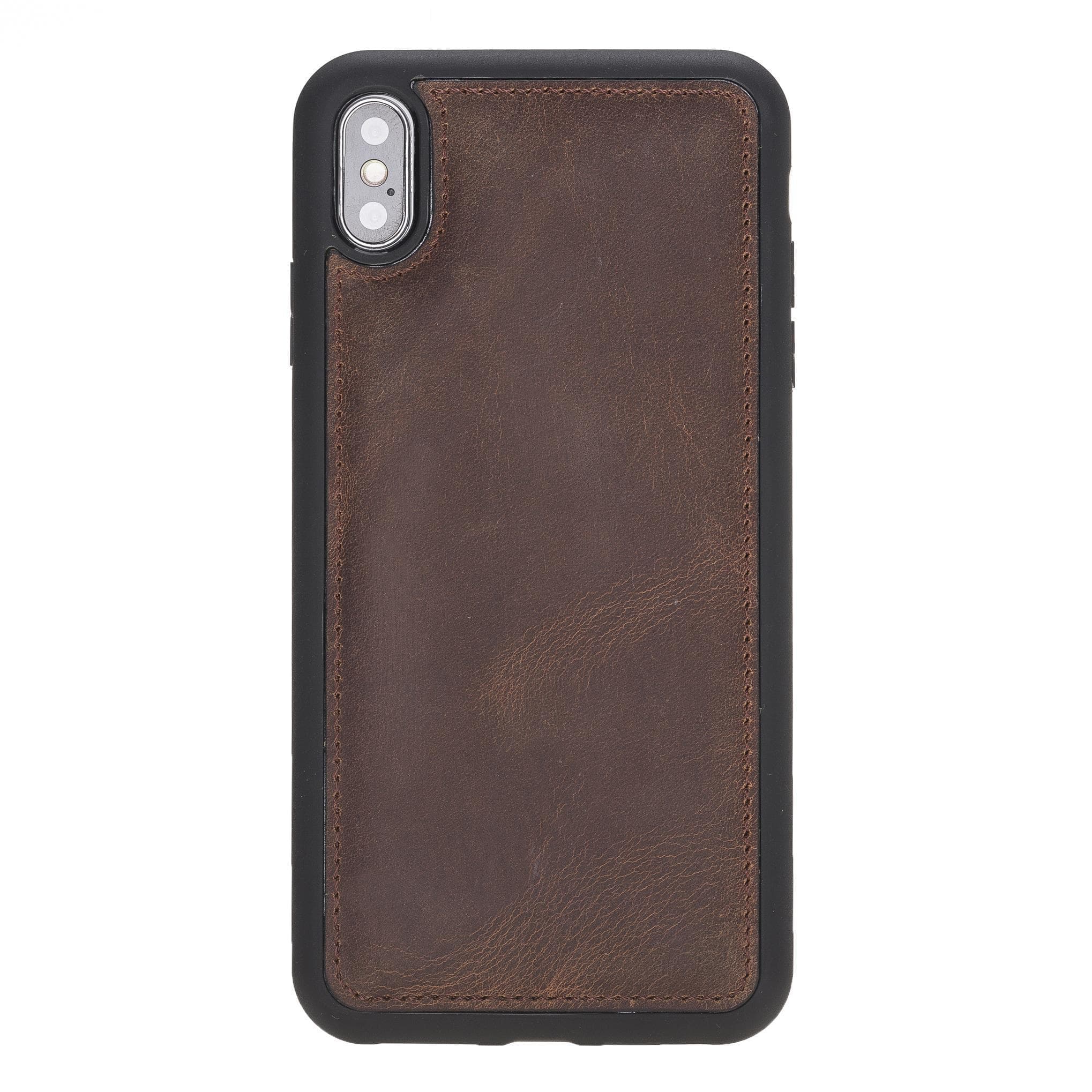 Flex Cover iPhone X Series Leather Back Cover / FXC I Phone X/Xs / Saddle Brown Bouletta