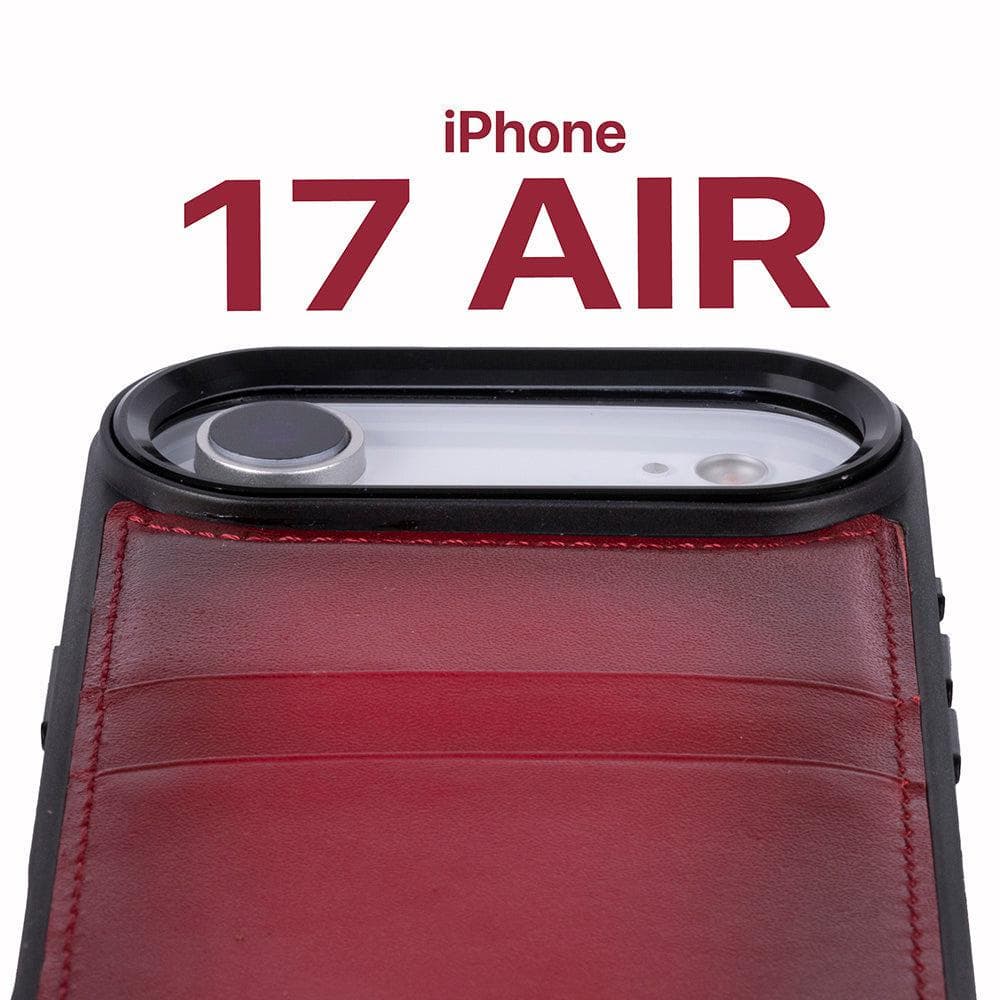 Flex Cover Leather iPhone 17 Air Case with Card Holder Bouletta