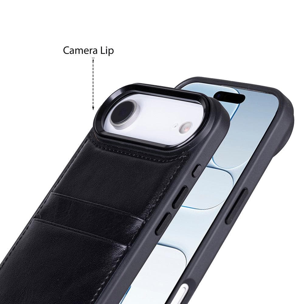 Flex Cover Leather iPhone 17 Air Case with Card Holder Bouletta