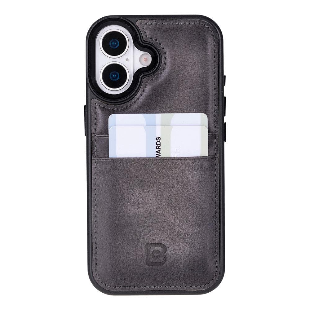 Flex Cover Leather iPhone 17 Case with Card Holder Bouletta
