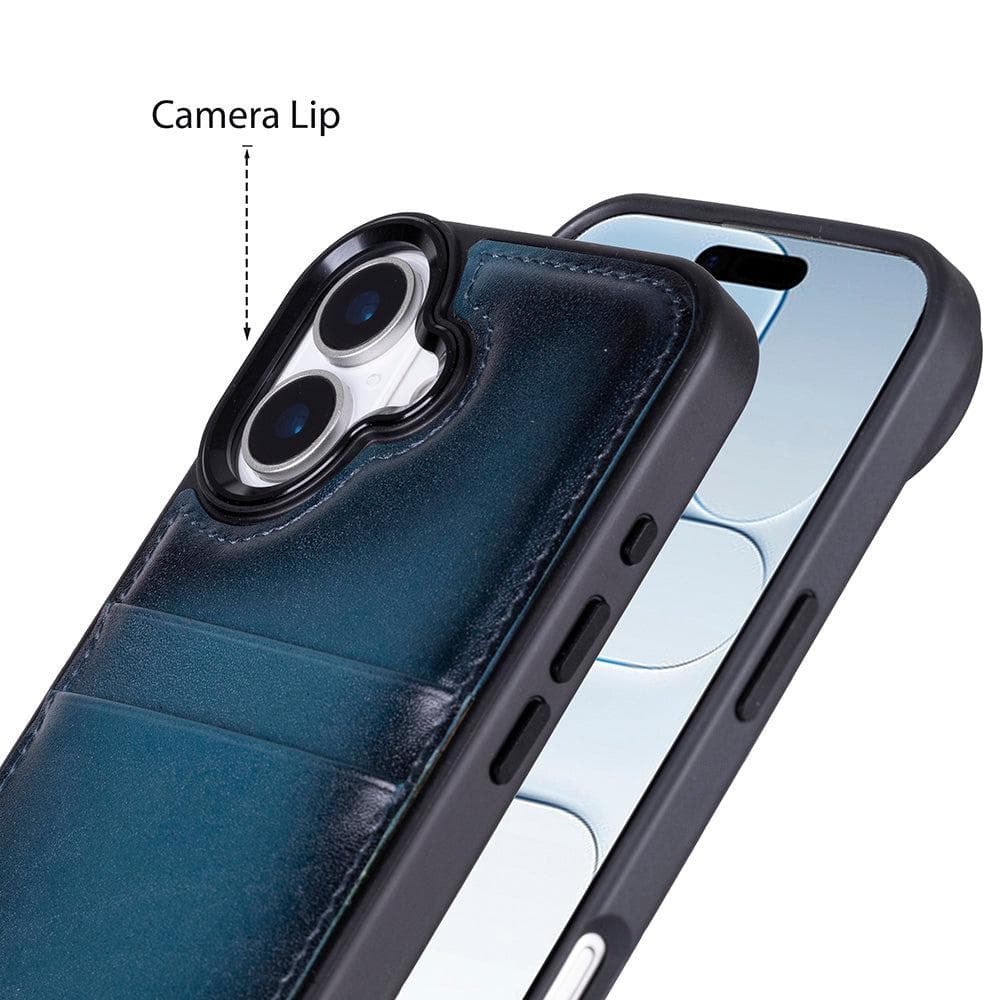 Flex Cover Leather iPhone 17 Case with Card Holder Bouletta