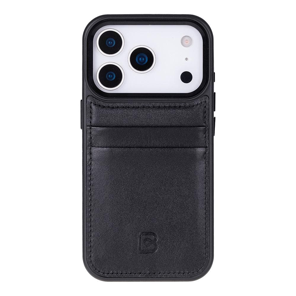 Flex Cover Leather iPhone 17 Pro Case with Card Holder Bouletta