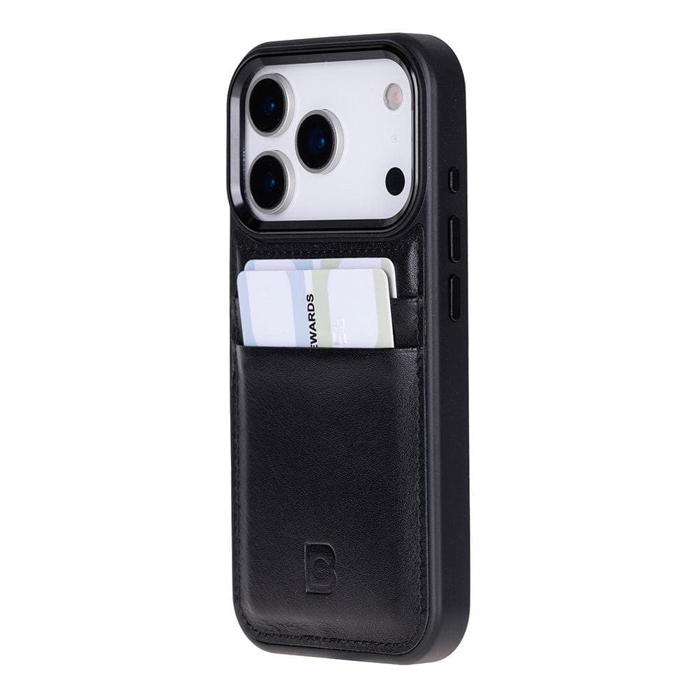 Flex Cover Leather iPhone 17 Pro Case with Card Holder Bouletta