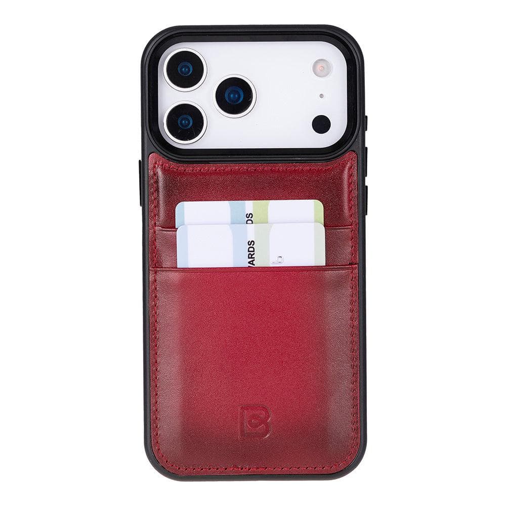 Flex Cover Leather iPhone 17 Pro Max Case with Card Holder Bouletta