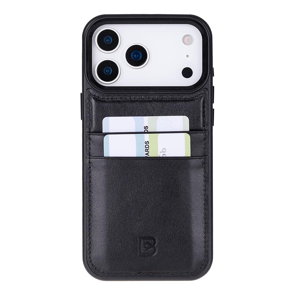 Flex Cover Leather iPhone 17 Pro Max Case with Card Holder Bouletta