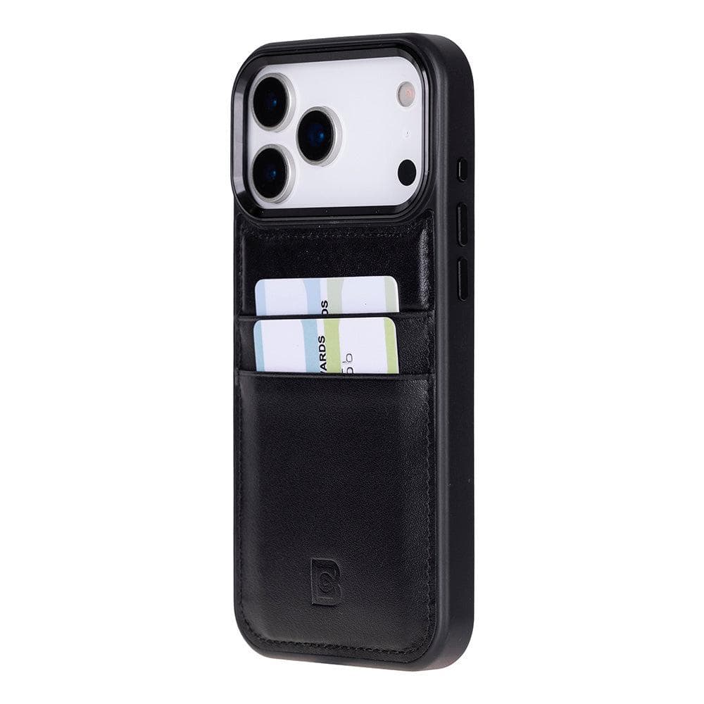 Flex Cover Leather iPhone 17 Pro Max Case with Card Holder Bouletta