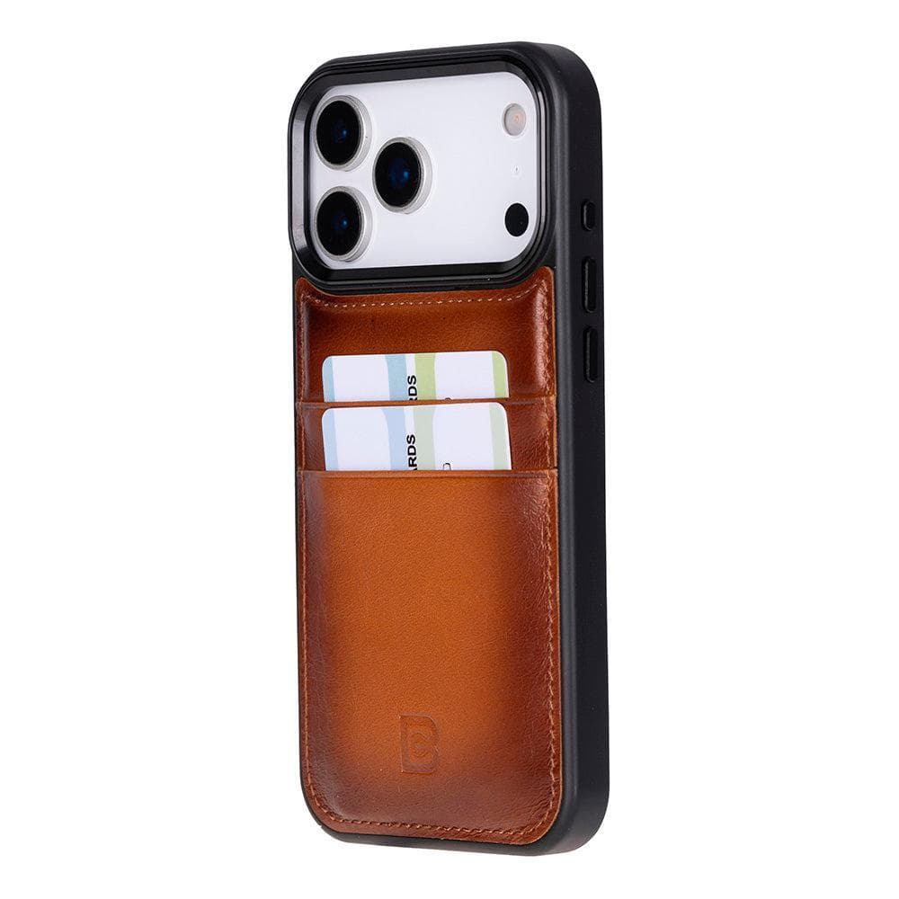 Flex Cover Leather iPhone 17 Pro Max Case with Card Holder Bouletta