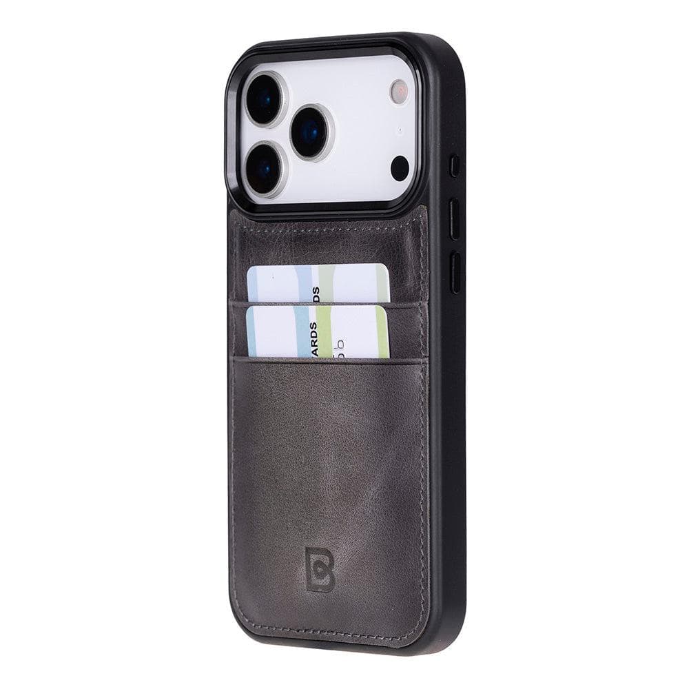 Flex Cover Leather iPhone 17 Pro Max Case with Card Holder Bouletta