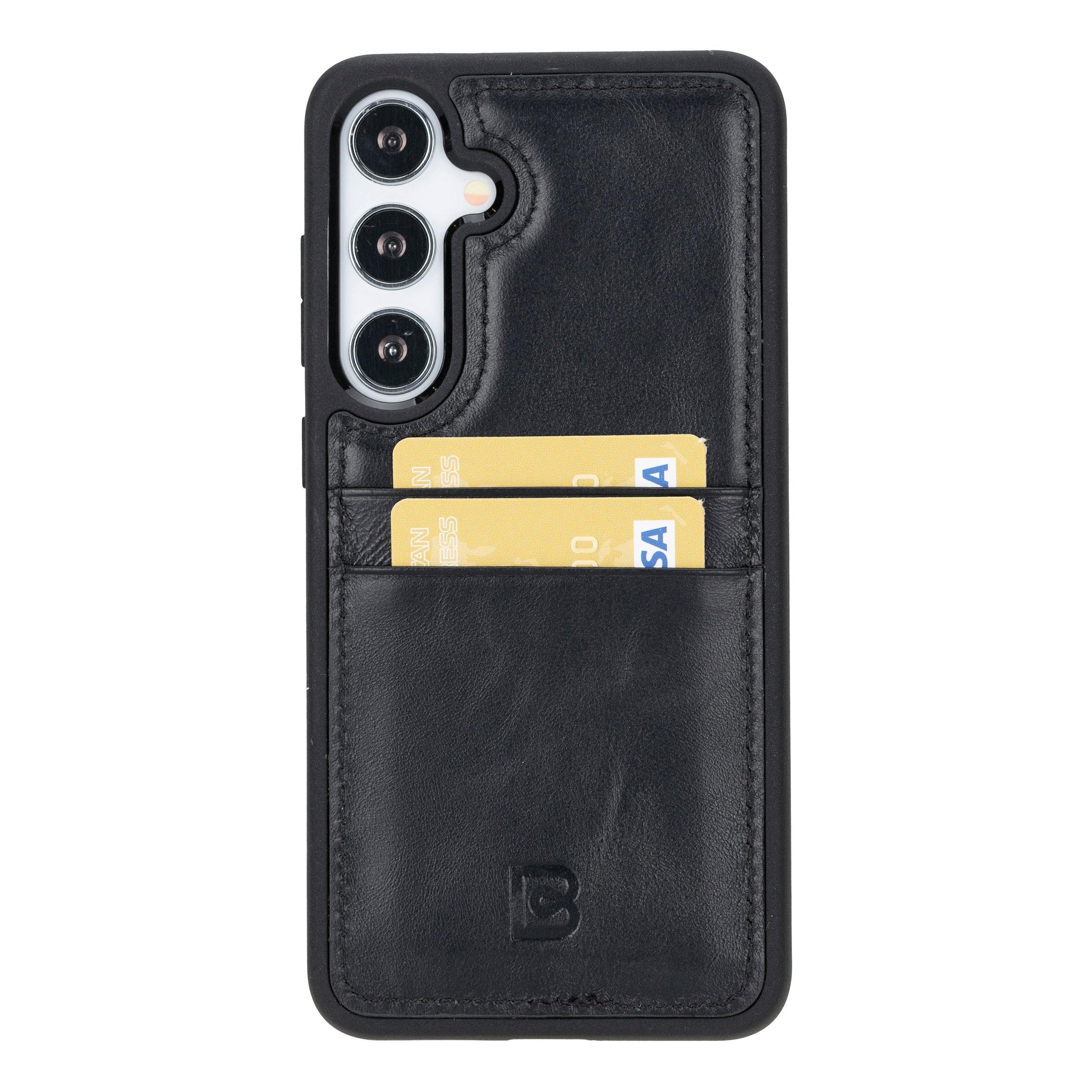 Flex Cover Leather Samsung Galaxy S25 Case with Card Holder Bouletta