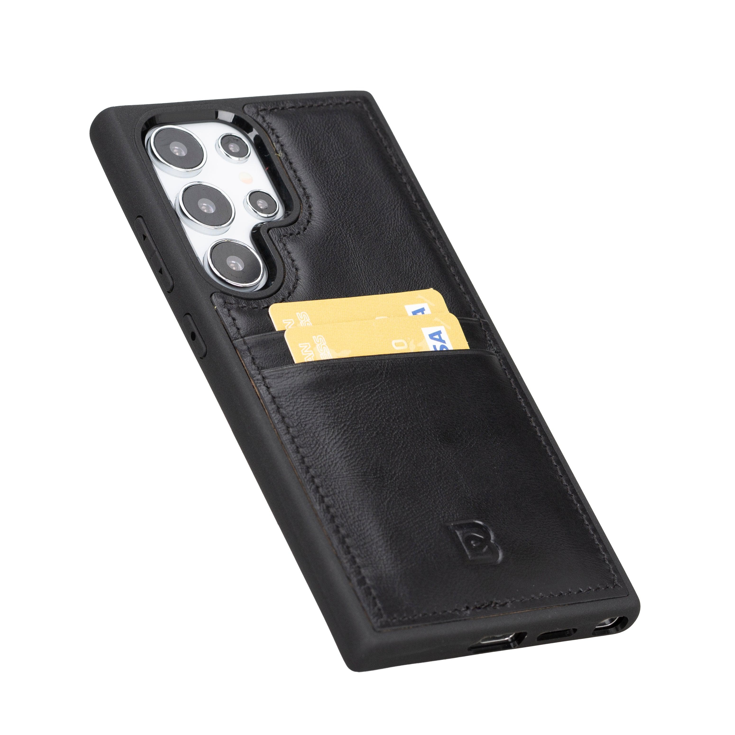 Flex Cover Leather Samsung Galaxy S25 Ultra Case with Card Holder Bouletta