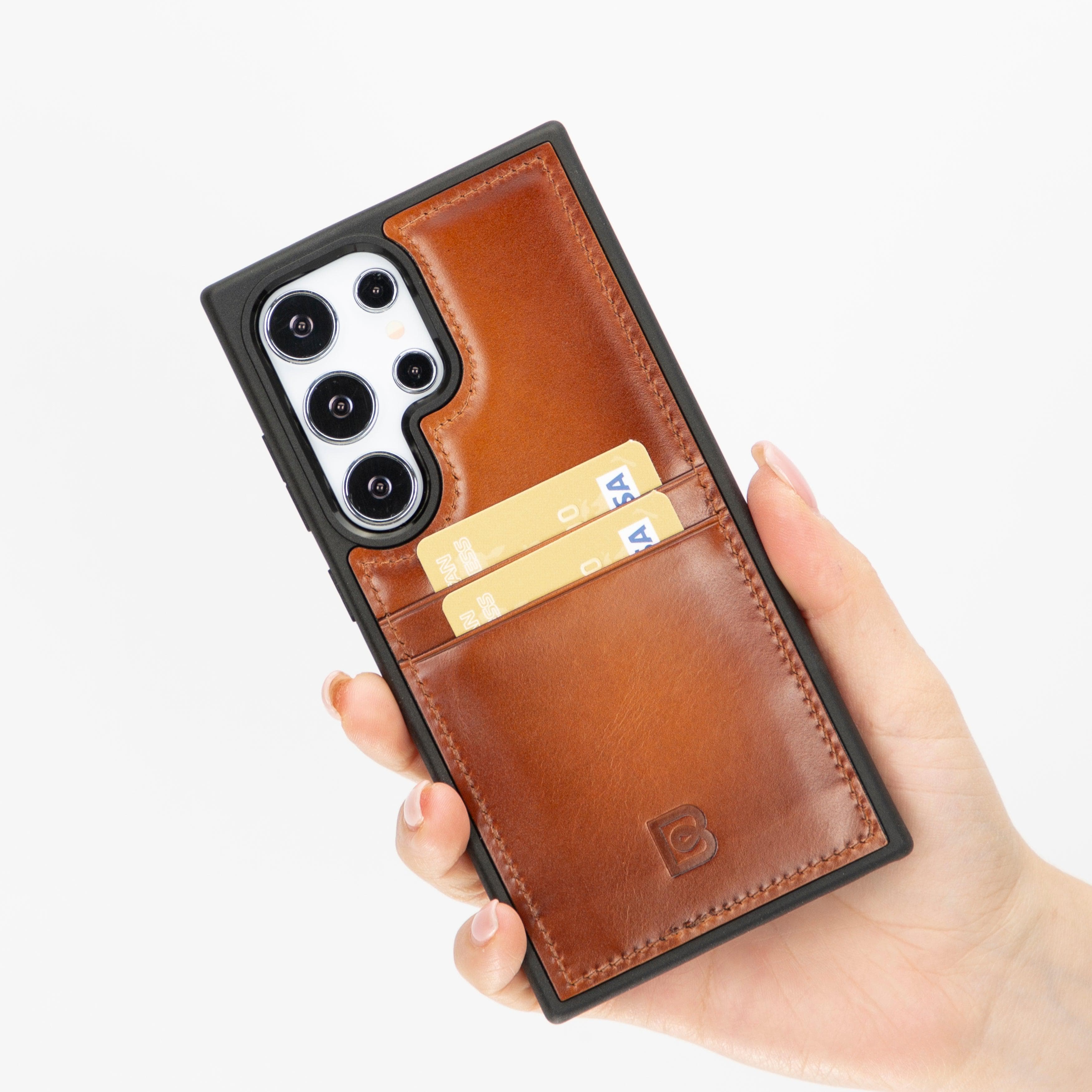 Flex Cover Leather Samsung Galaxy S25 Ultra Case with Card Holder Bouletta