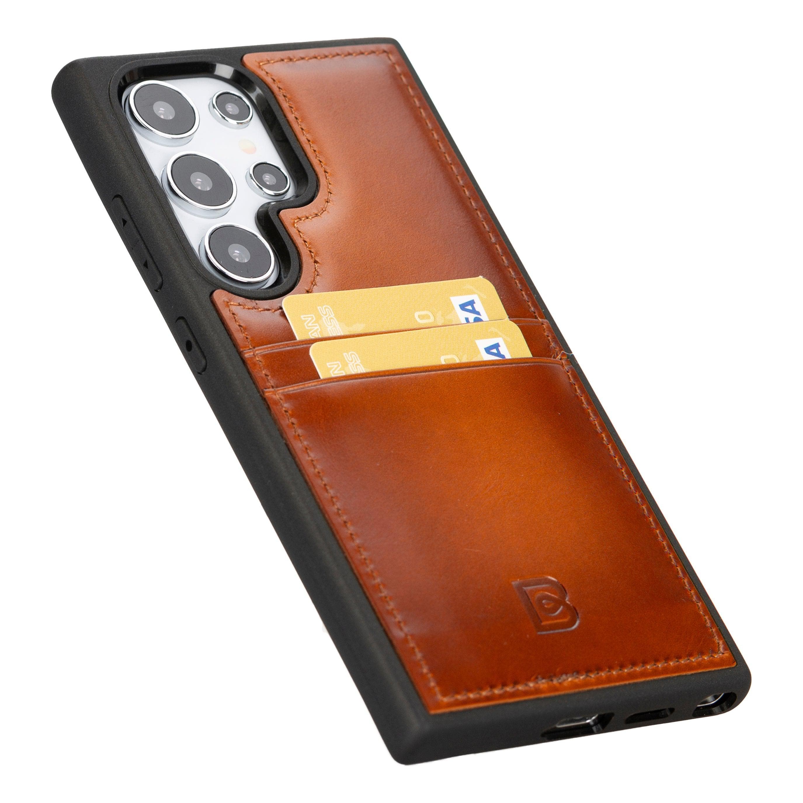 Flex Cover Leather Samsung Galaxy S25 Ultra Case with Card Holder Bouletta