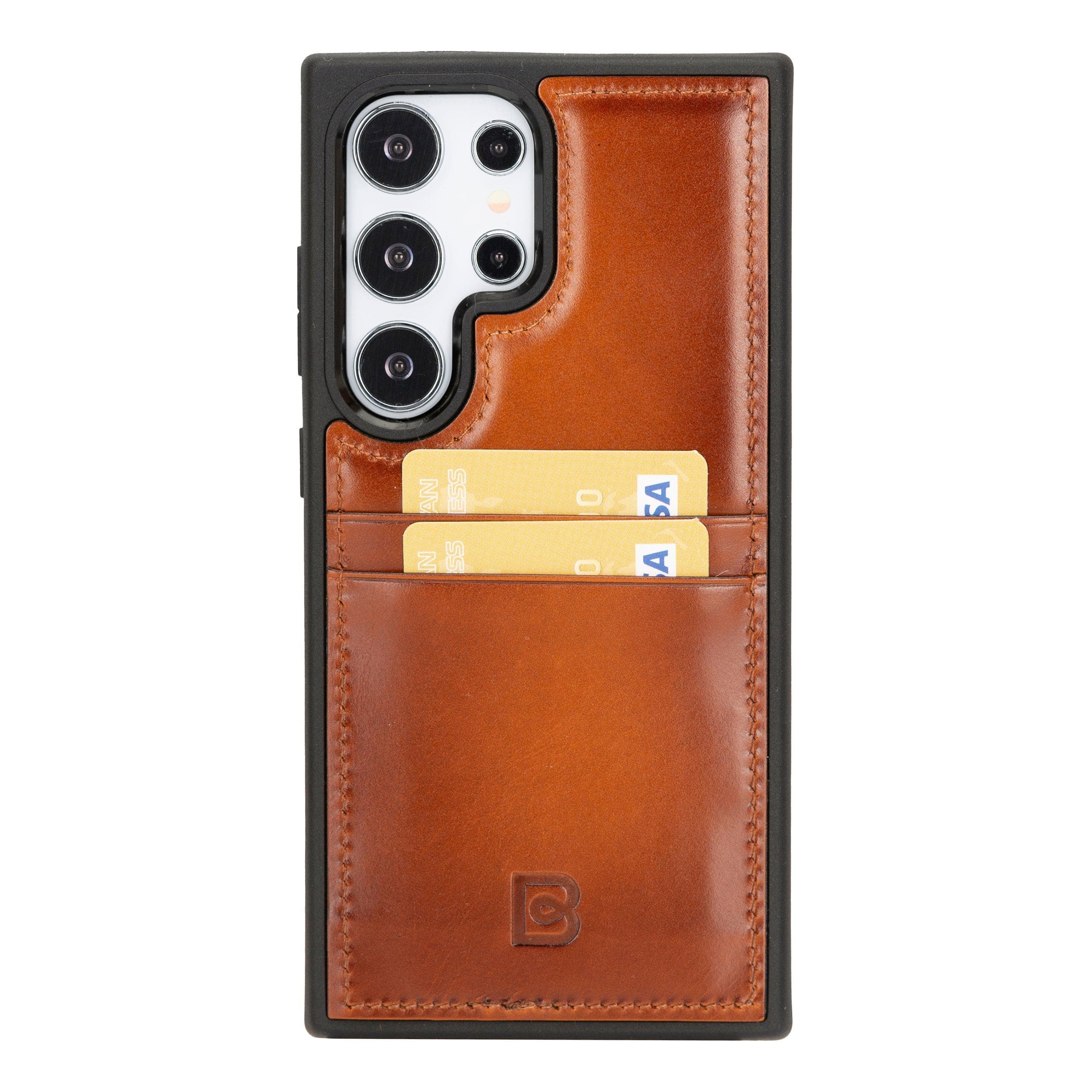 Flex Cover Leather Samsung Galaxy S25 Ultra Case with Card Holder Bouletta