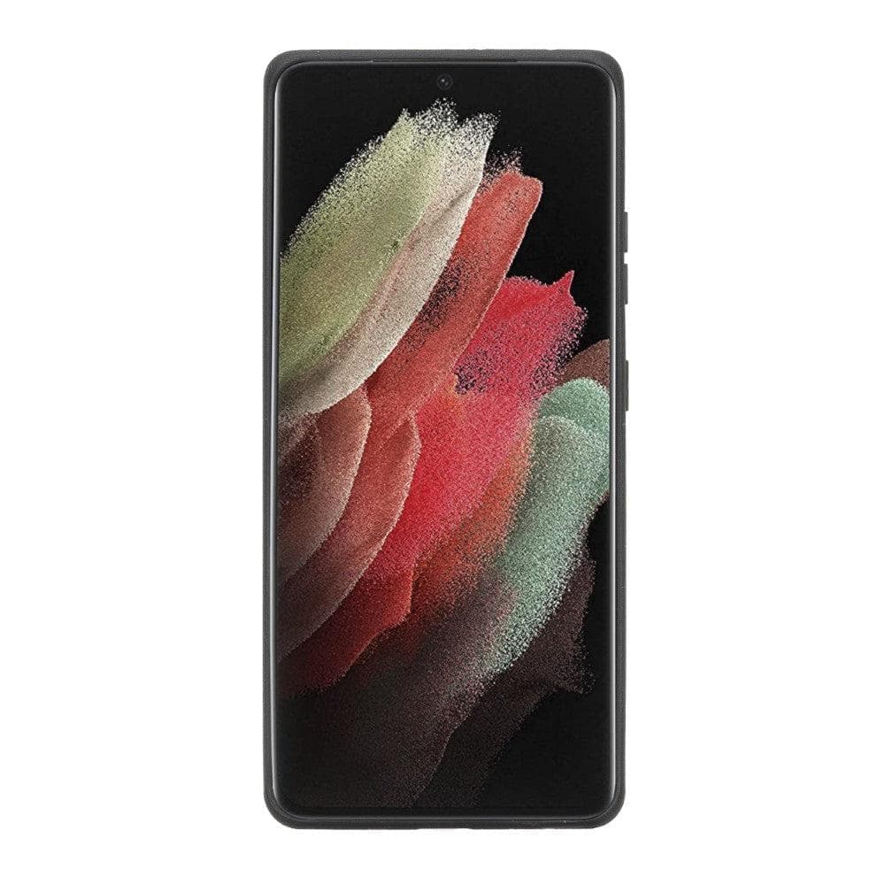 Flex Cover Samsung Galaxy S21 Ultra Leather Case Black Bouletta