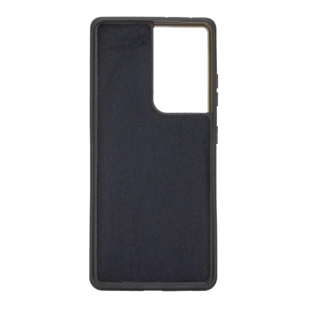 Flex Cover Samsung Galaxy S21 Ultra Leather Case Black Bouletta
