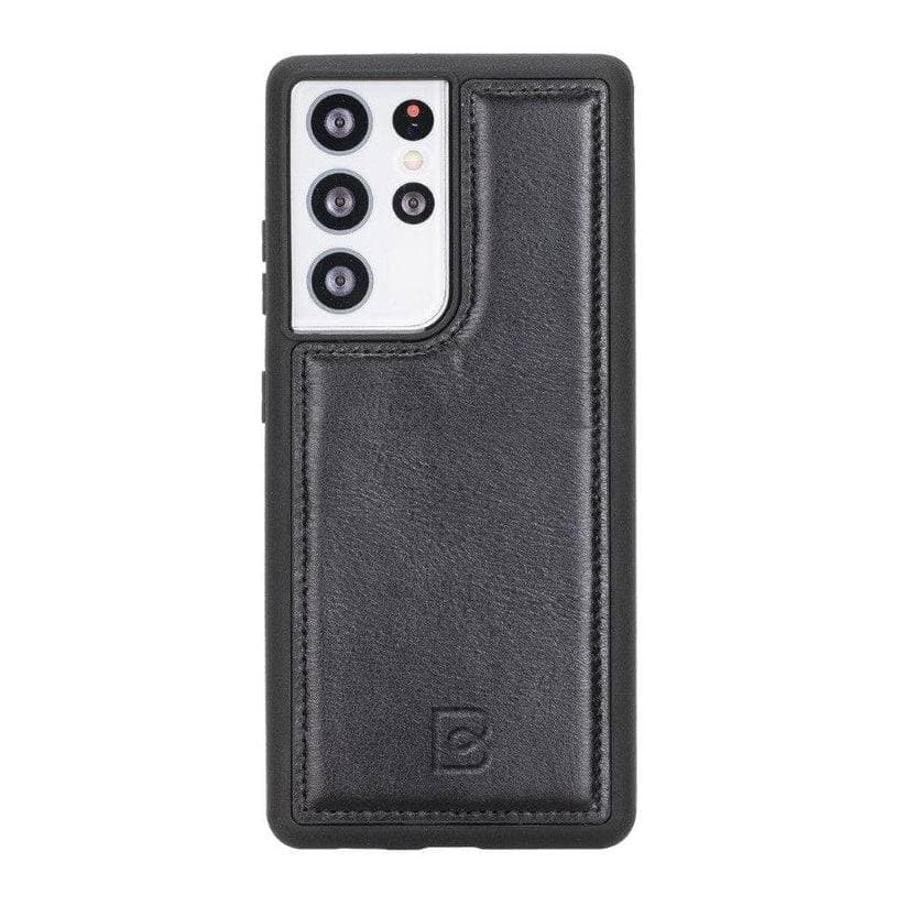 Flex Cover Samsung Galaxy S21 Ultra Leather Case Black Bouletta