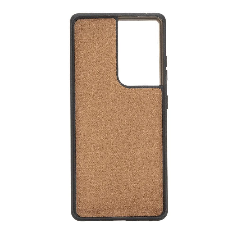 Flex Cover Samsung Galaxy S21 Ultra Leather Case Black Bouletta