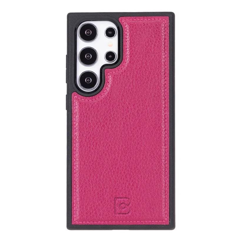 Flex Cover Samsung Galaxy S24 Ultra Leather Case Rosewood Bouletta