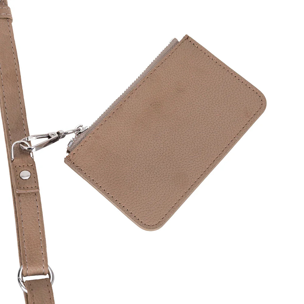 FlexGo Leather Phone Strap & Wallet Set – Clip-On Flex Bouletta