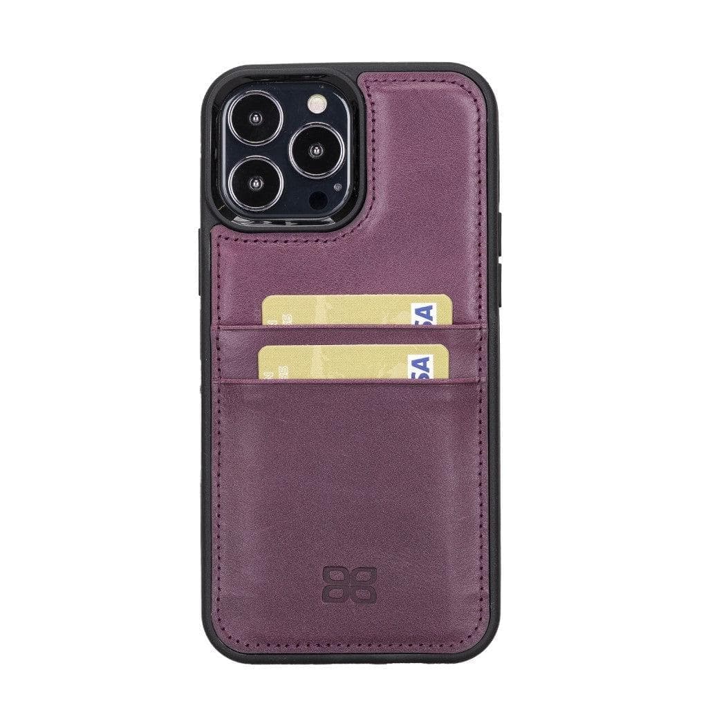 Flexible Leather Back Cover with CardHolder for iPhone 13 Series Bouletta