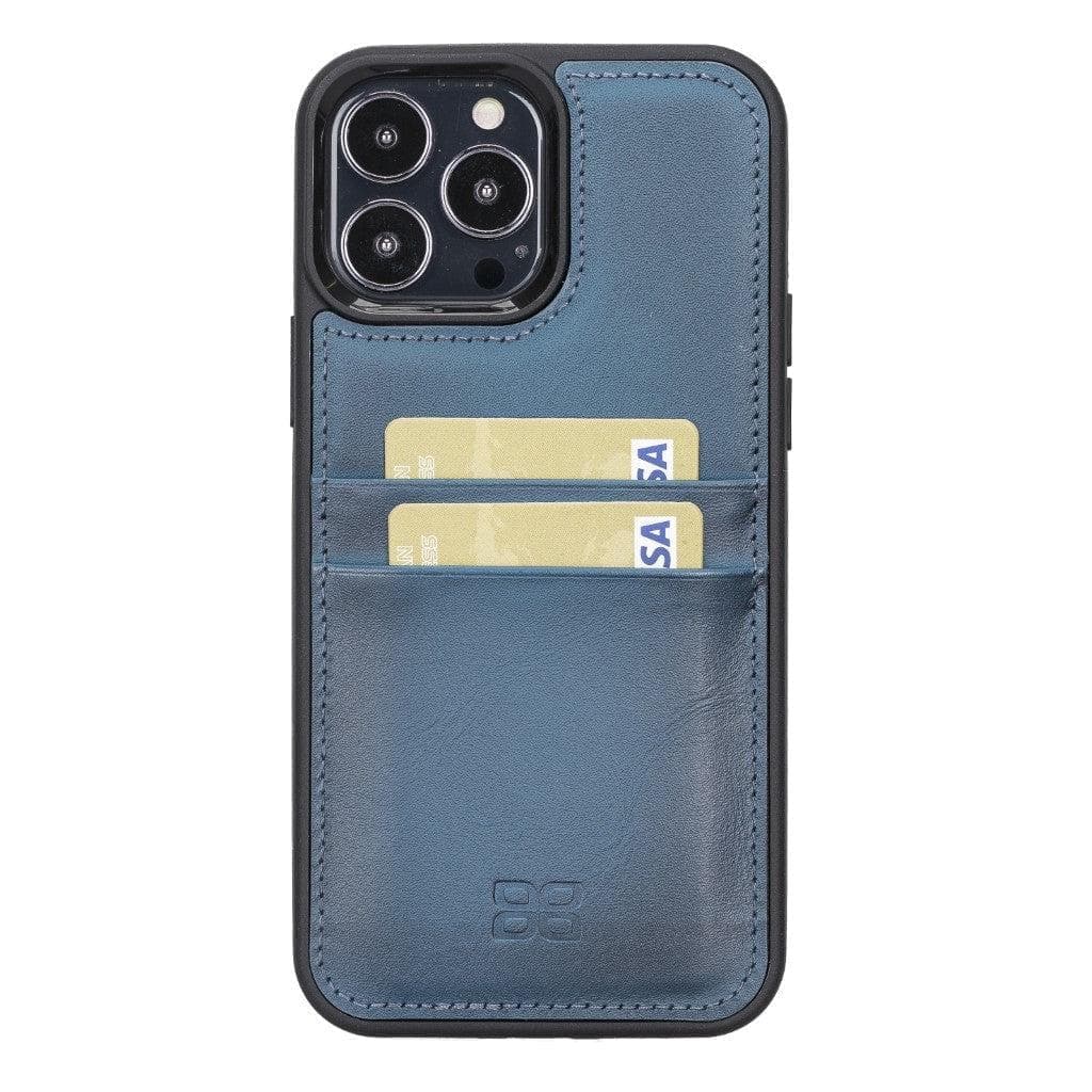 Flexible Leather Back Cover with CardHolder for iPhone 13 Series Bouletta