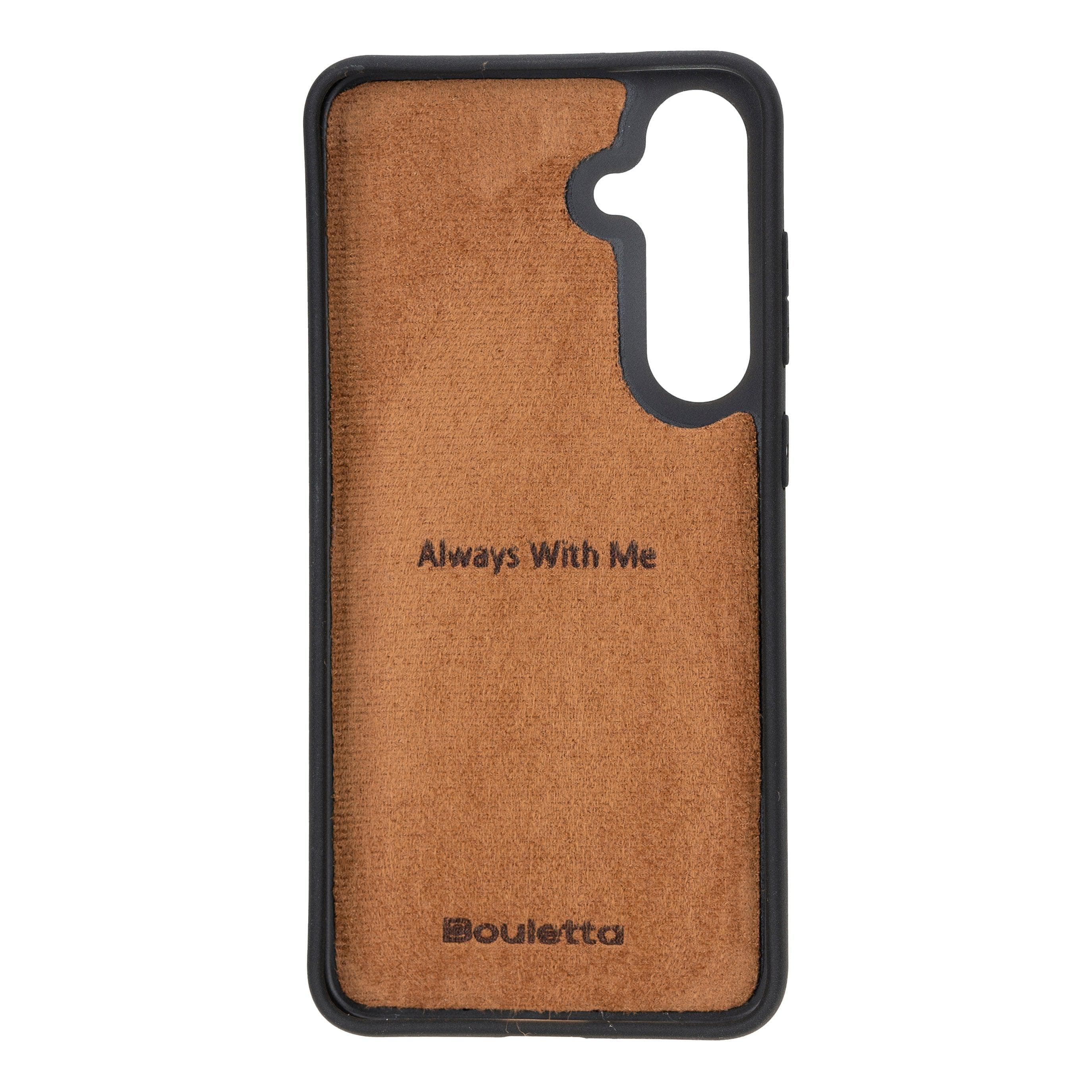 Flexible Leather Back Cover with CardHolder for Samsung Galaxy S24 Series Bouletta