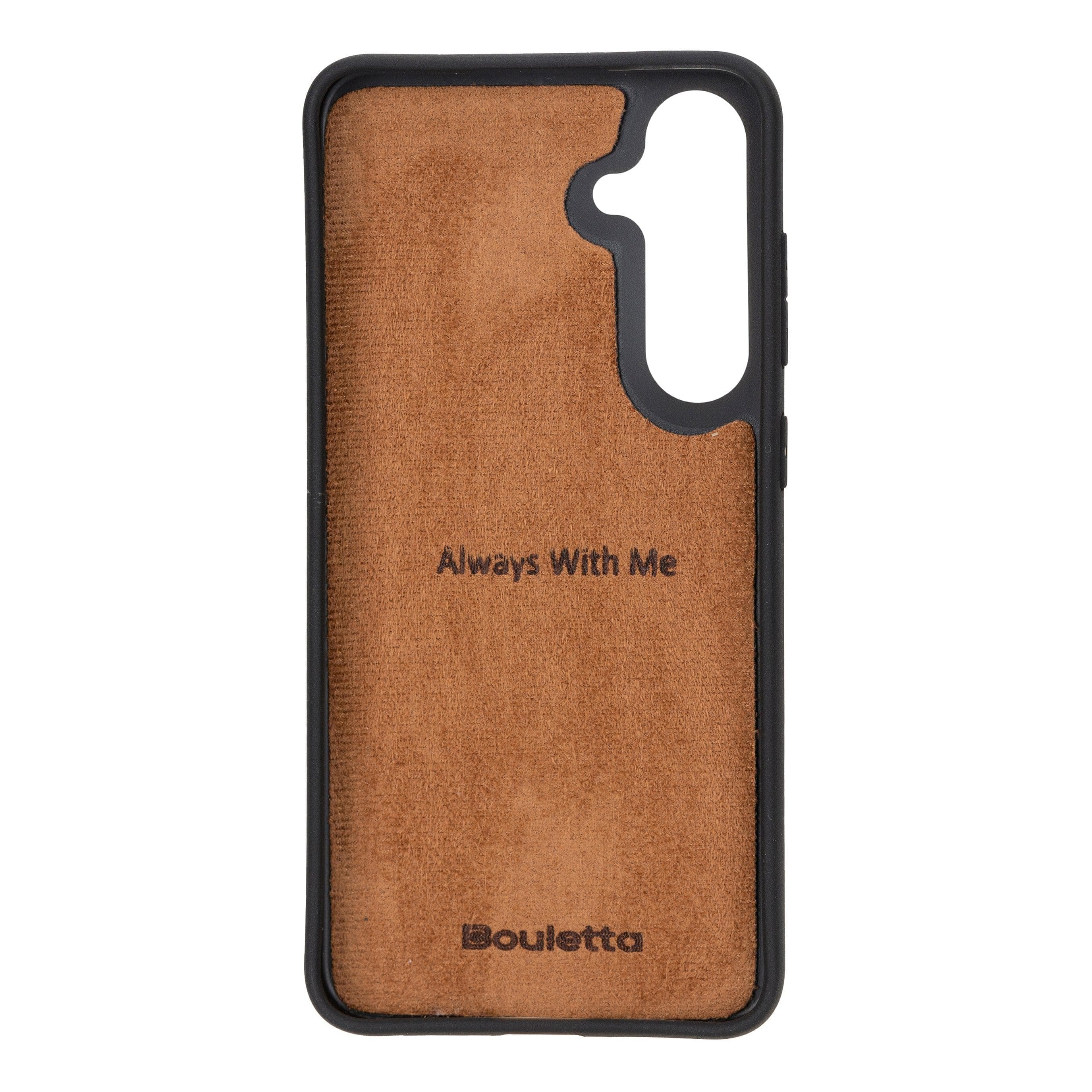 Flexible Leather Back Cover with CardHolder for Samsung Galaxy S24 Series Bouletta