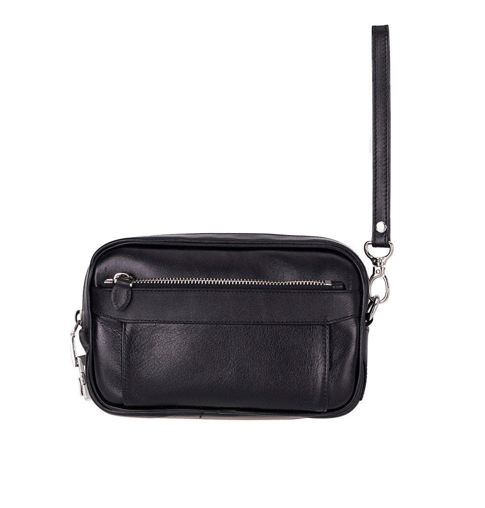 Forge Leather Handbag Black Bouletta