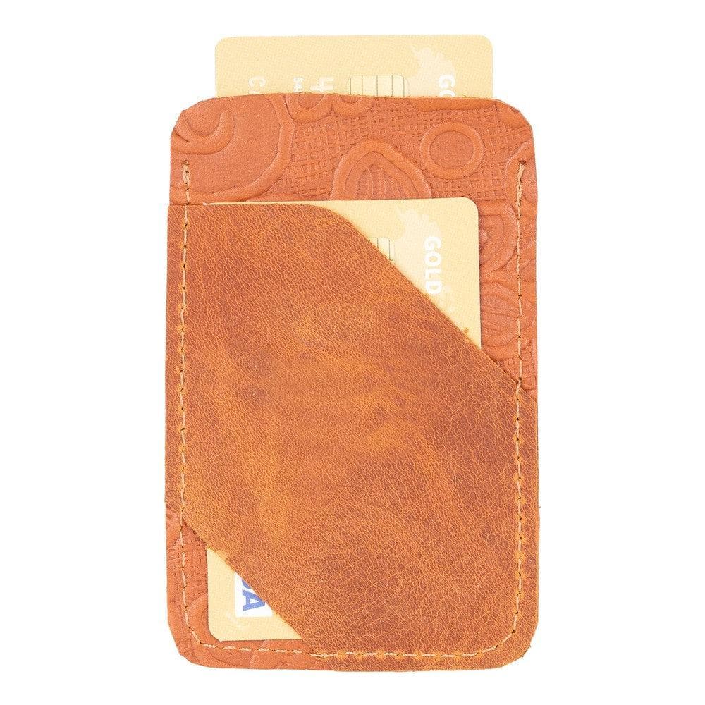 Forli Geniune Leather Card Holder Antic Brown Bouletta