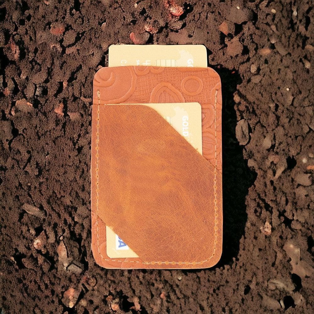 Forli Geniune Leather Card Holder Antic Brown Bouletta