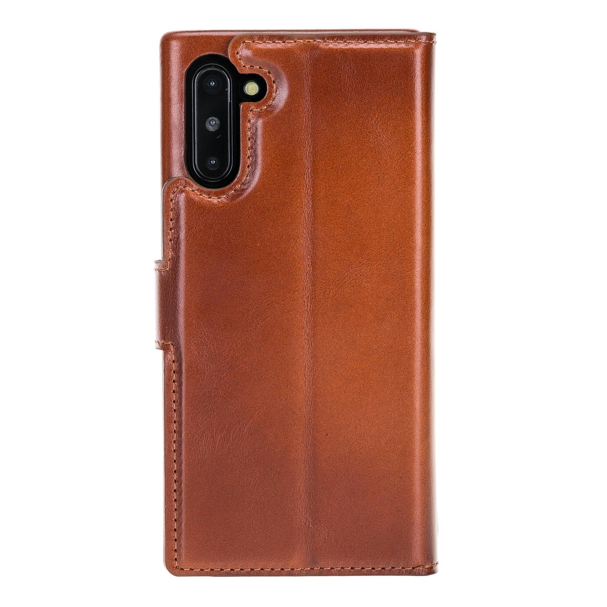 Full Leather Coating Detachable Wallet Case for Samsung Note 10 Series Bouletta