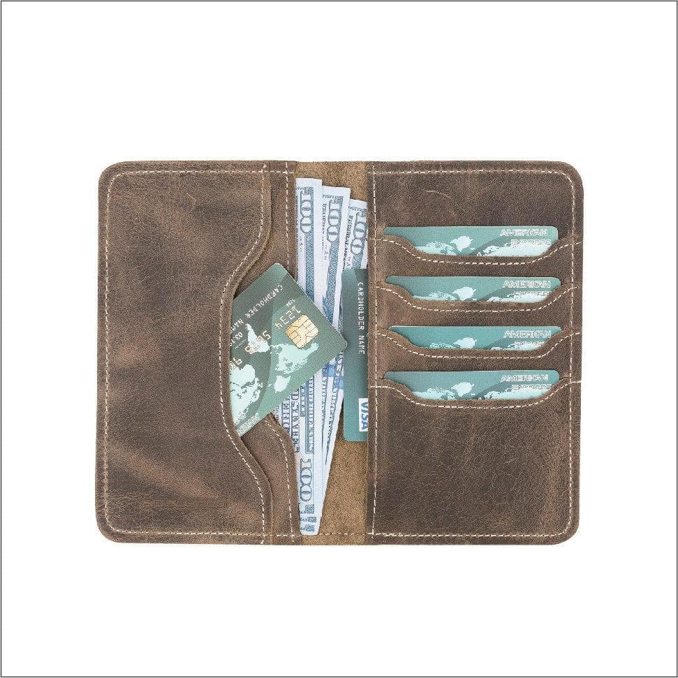 Geniune Leather Passport Holder Bouletta