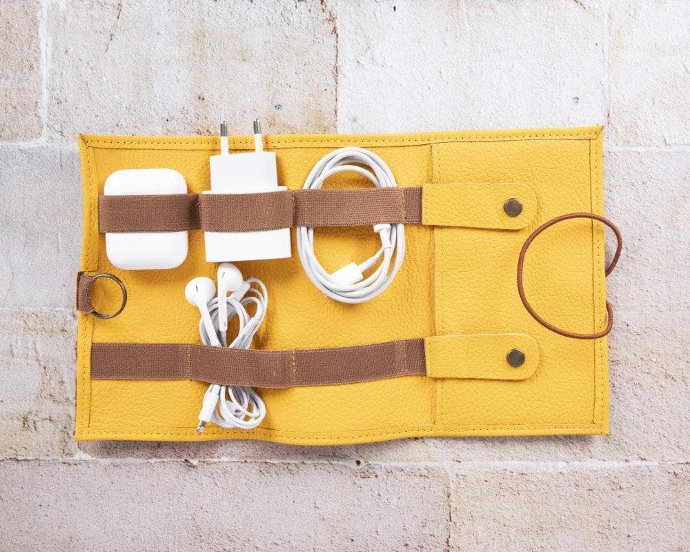 Genuine Leather Cable Organizer Bouletta