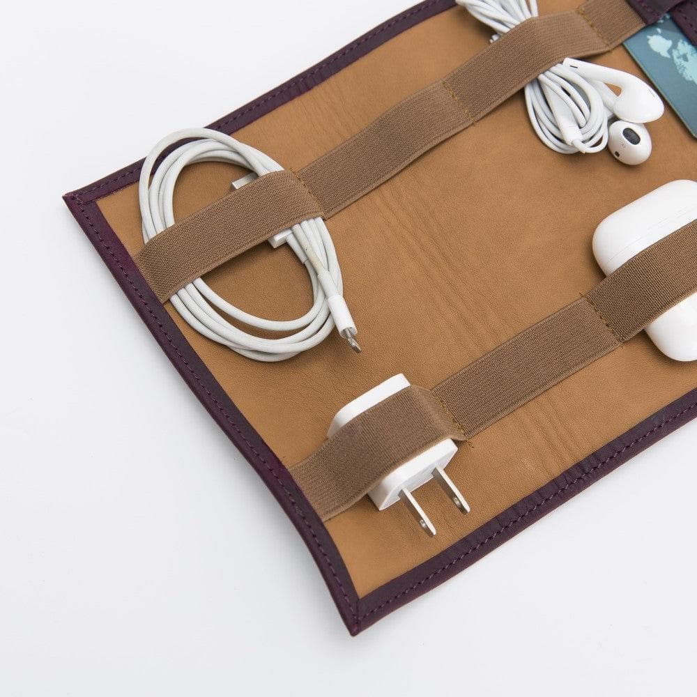 Genuine Leather Cable Organizer Bouletta