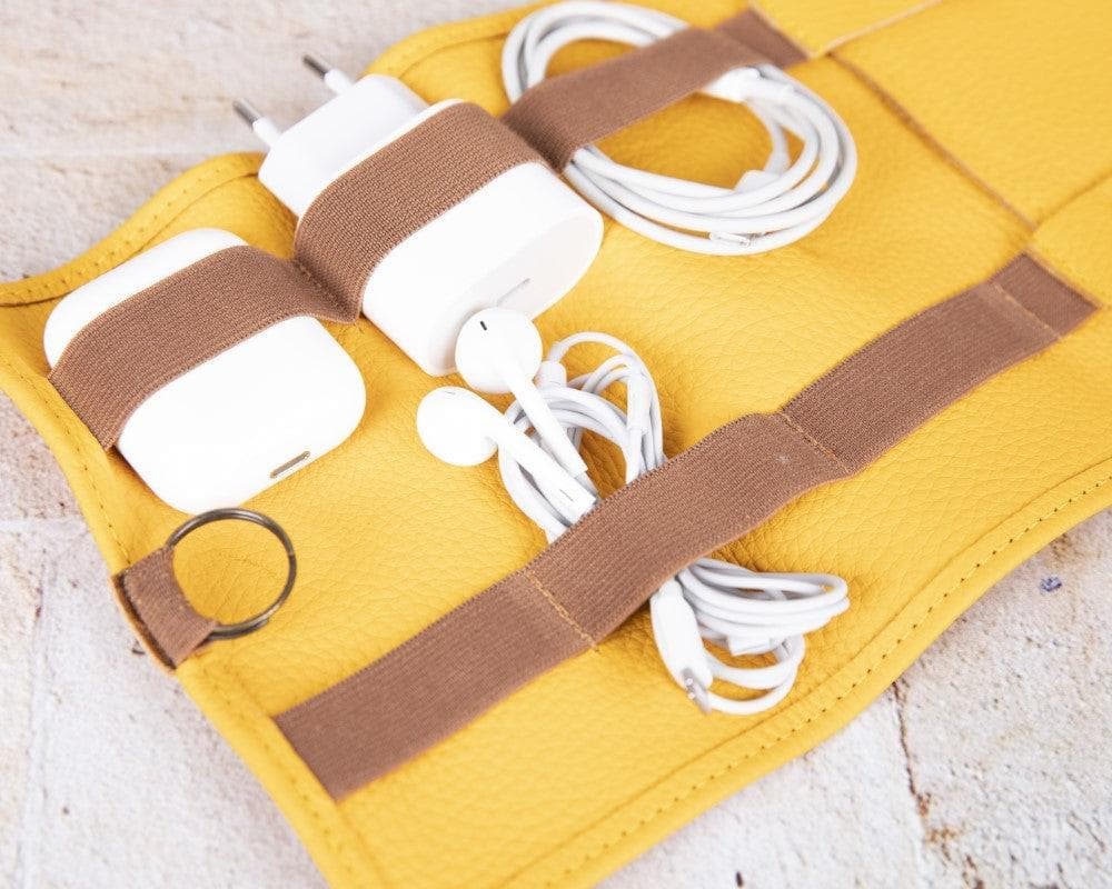 Genuine Leather Cable Organizer Bouletta