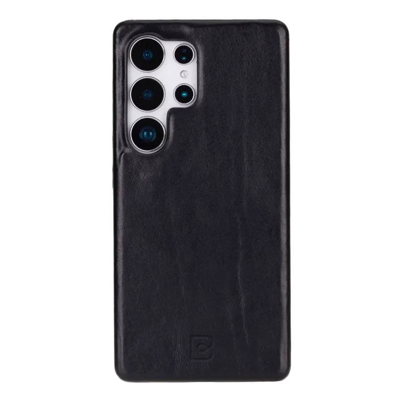 Genuine Leather Case for Samsung Galaxy S25 Ultra – Slim, Stylish & Durable Black Bouletta