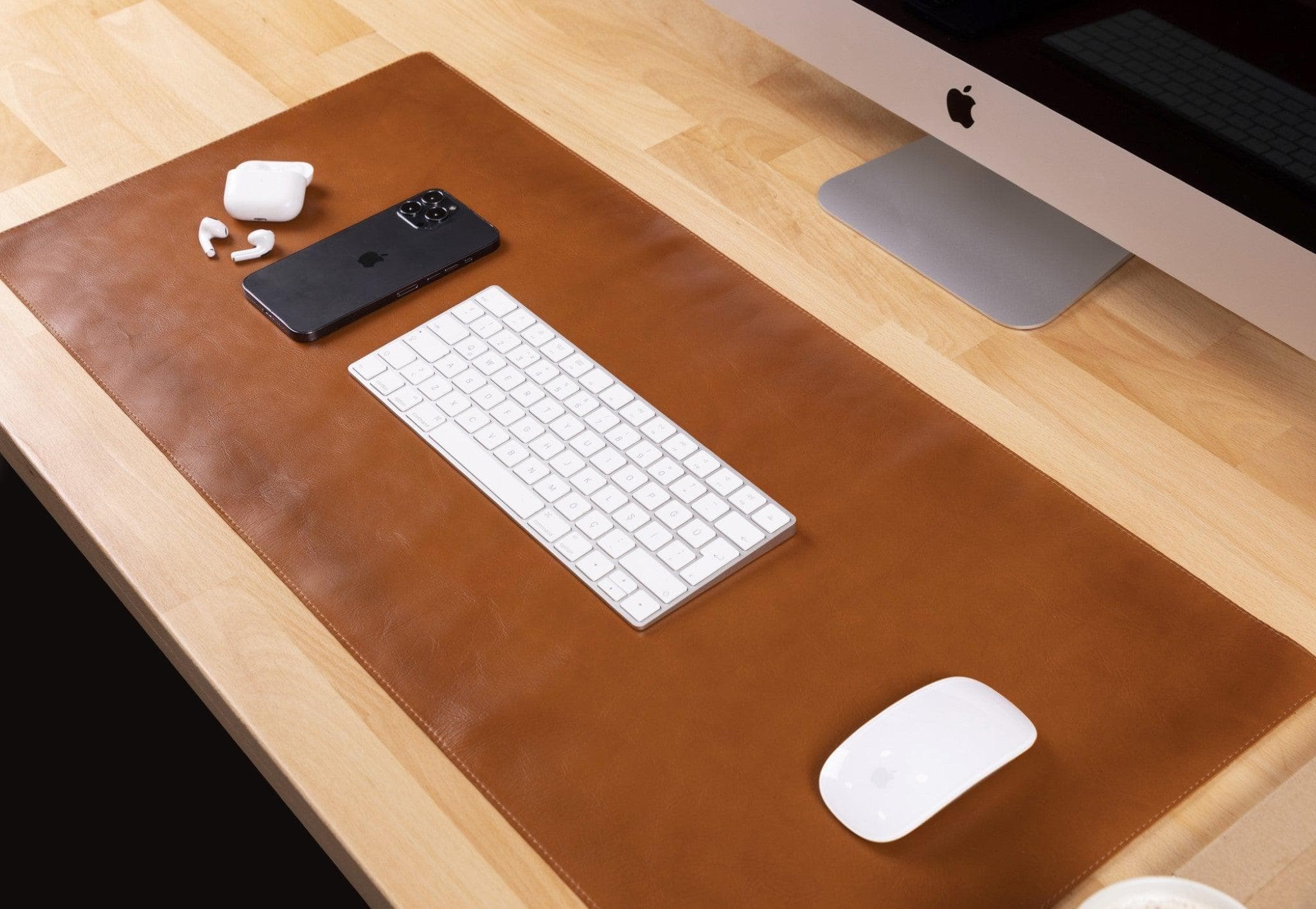 Genuine Leather Desk Mat 37x80 Bouletta