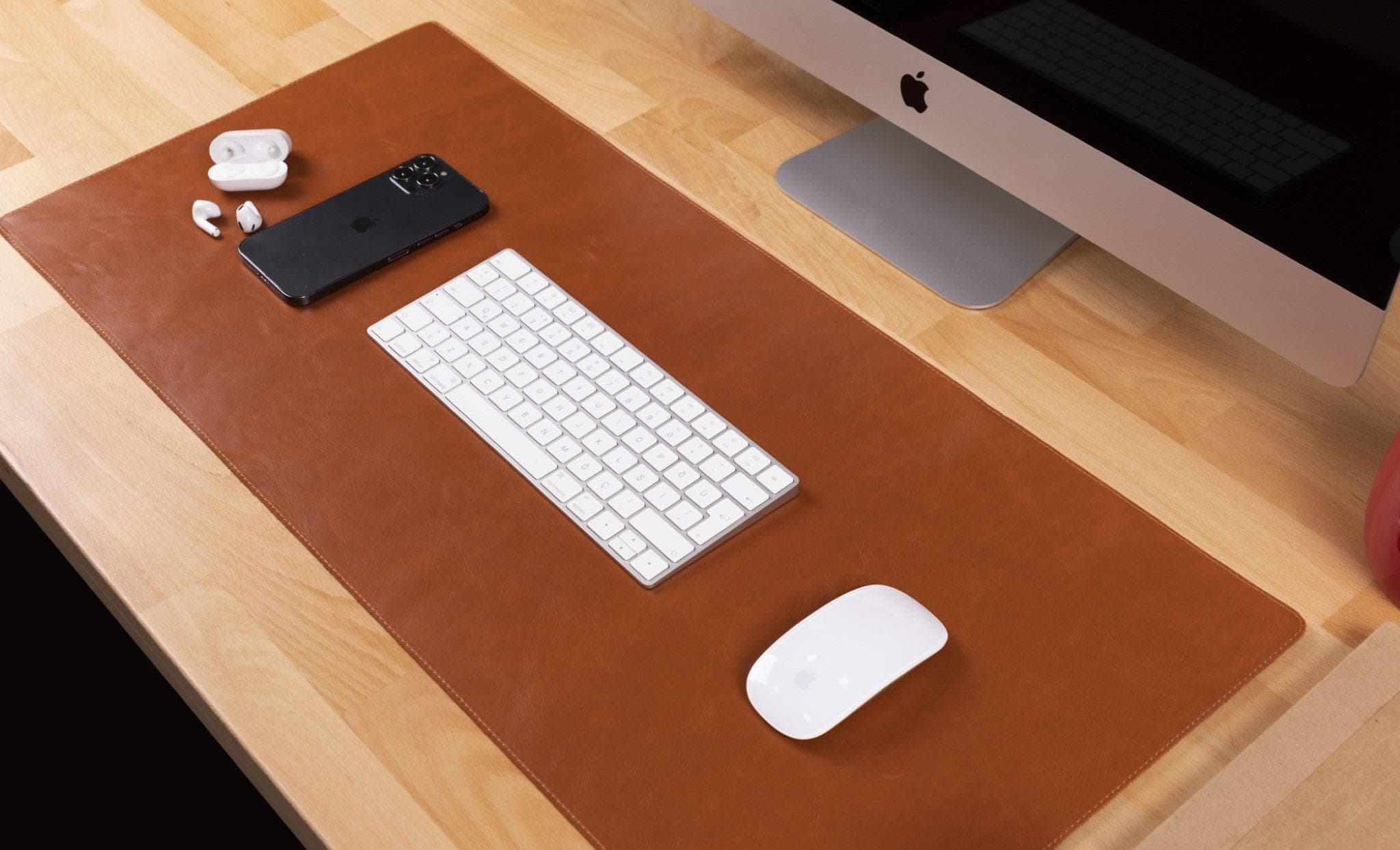 Genuine Leather Desk Mat 37x80 Bouletta