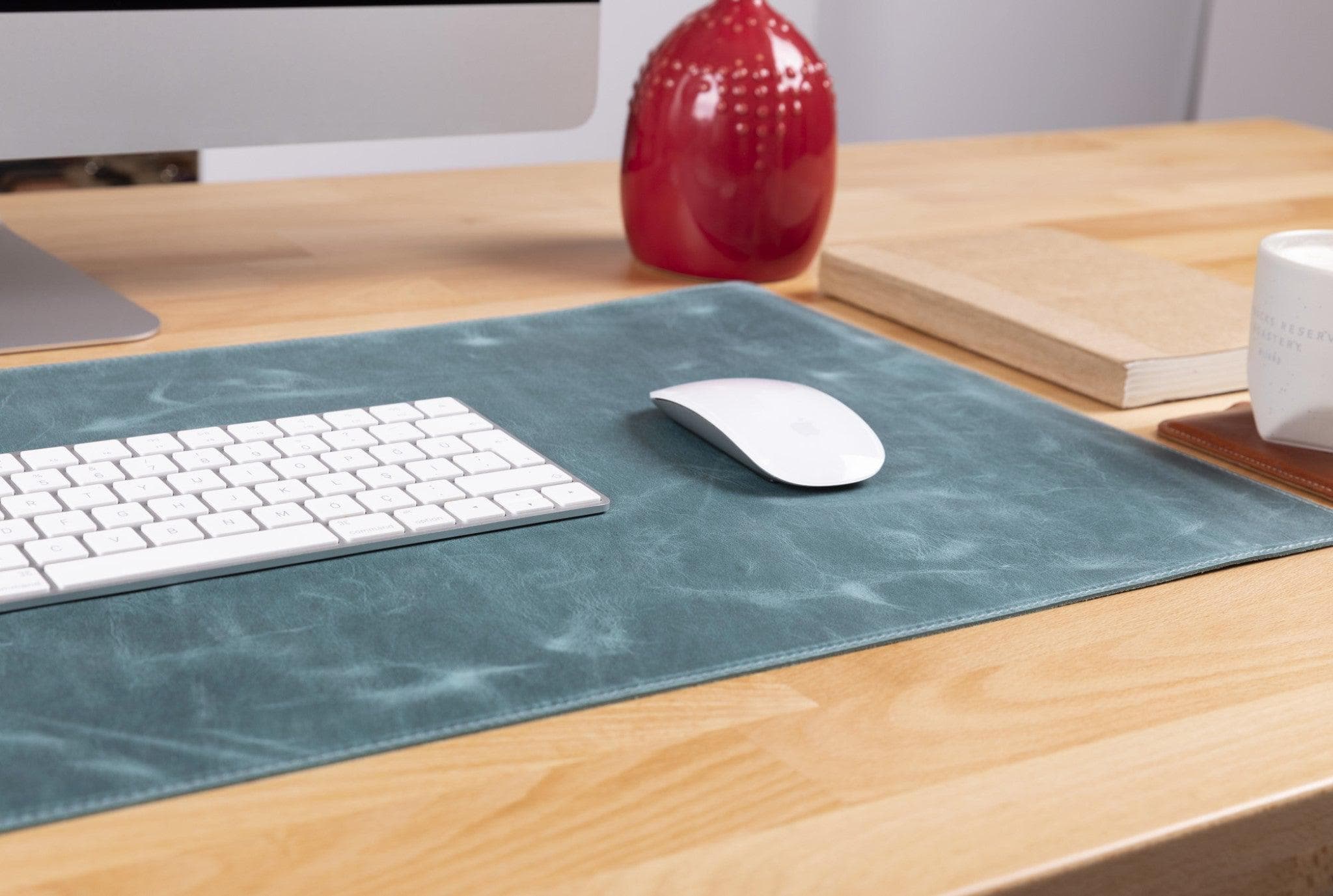 Genuine Leather Desk Mat 37x80 Bouletta