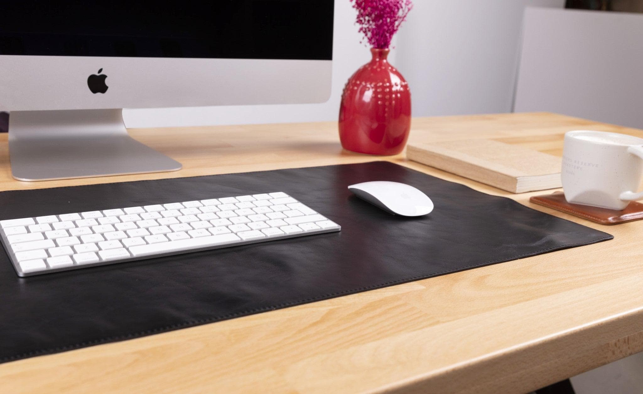 Genuine Leather Desk Mat 37x80 Bouletta