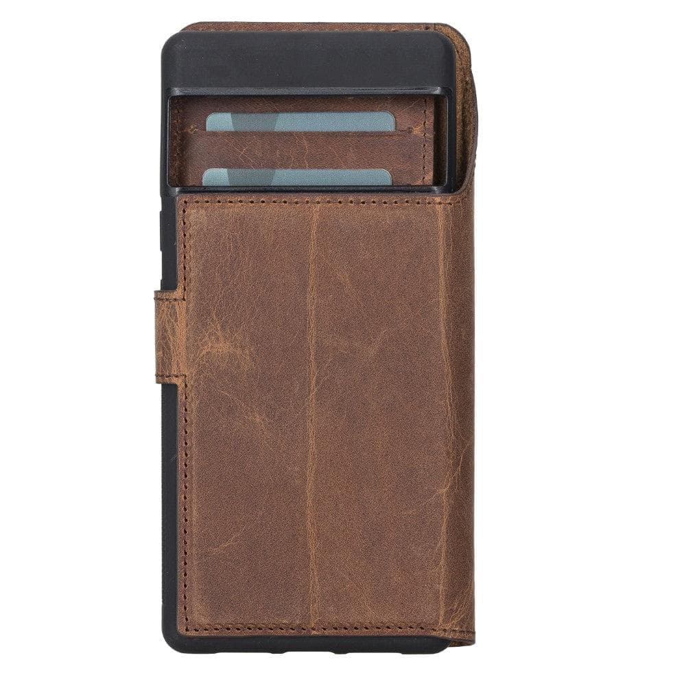 Google Pixel 6 and Pixel 5 Series Detachable Magnetic Wallet Leather Case Bouletta