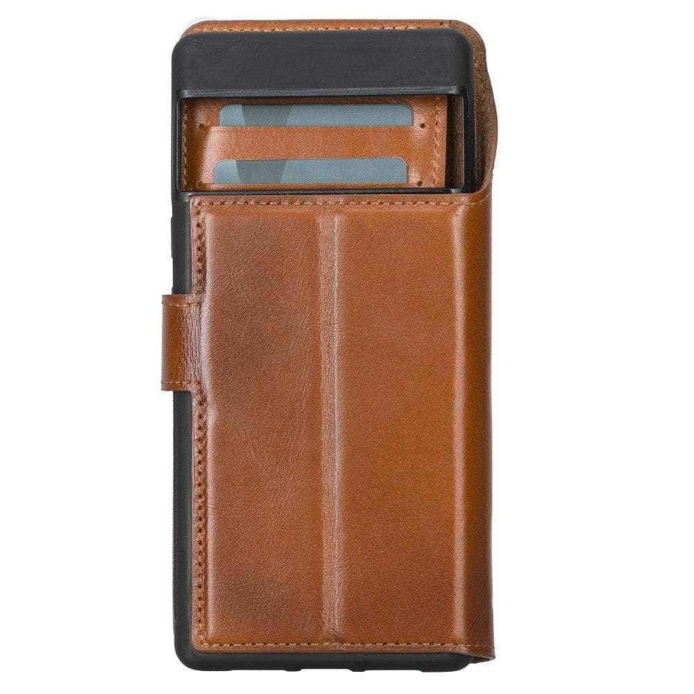 Google Pixel 6 and Pixel 5 Series Detachable Magnetic Wallet Leather Case Bouletta