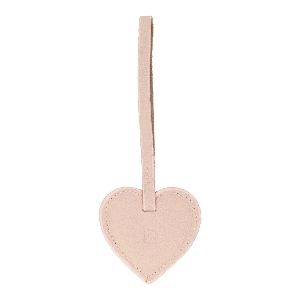 Heart Leather Bag Charm Bouletta