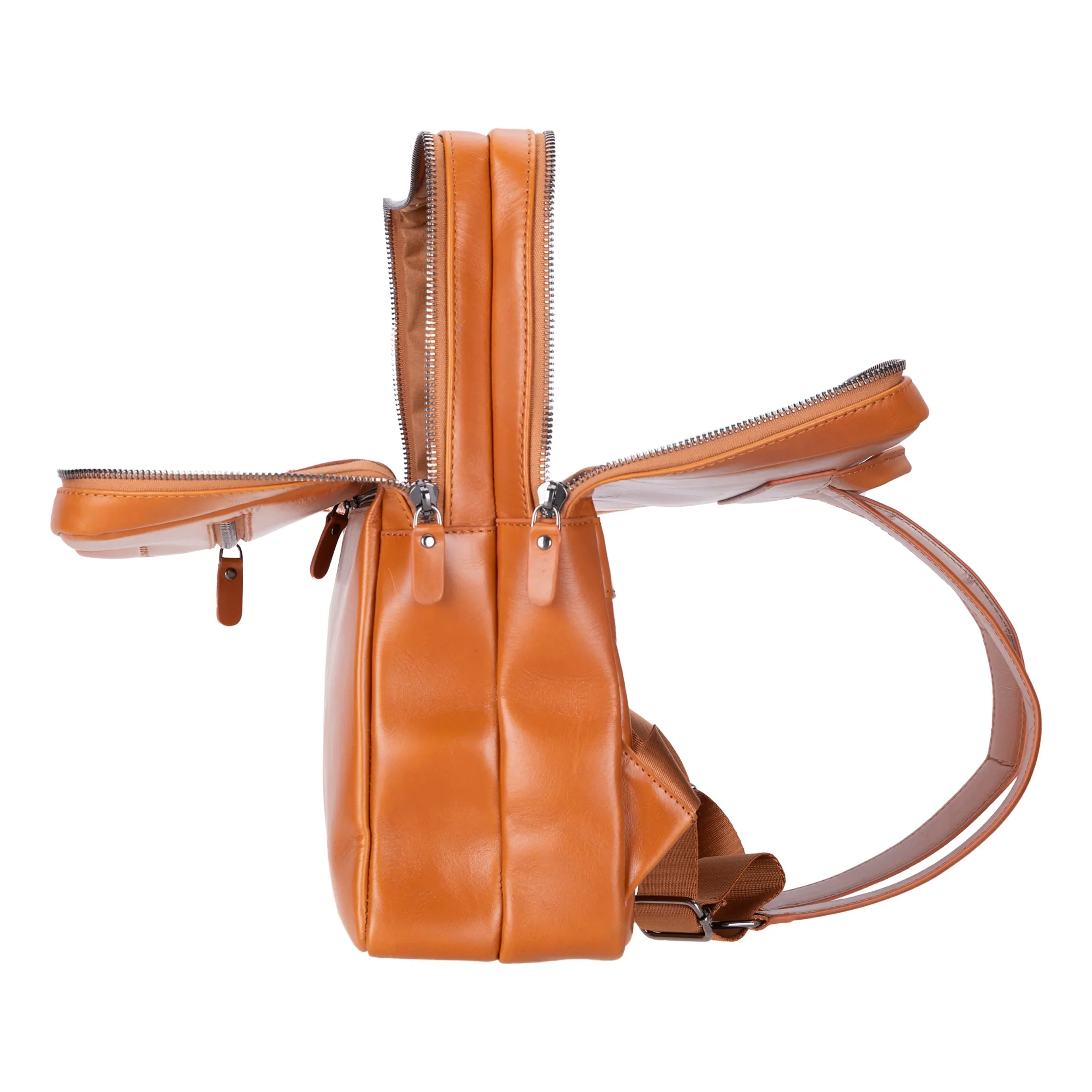 Hidden Castle Leather Backpack Bouletta