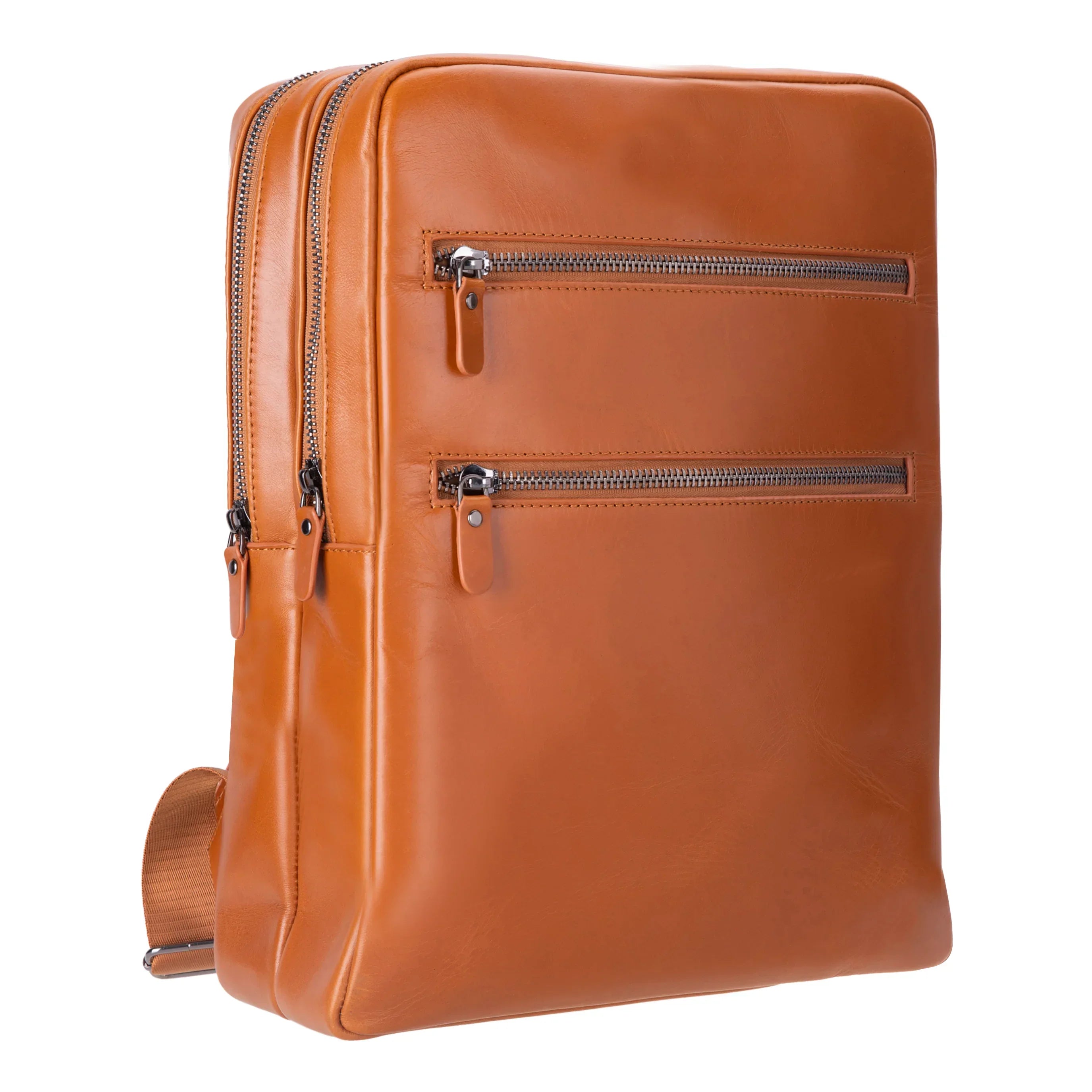 Hidden Castle Leather Backpack Tan Bouletta