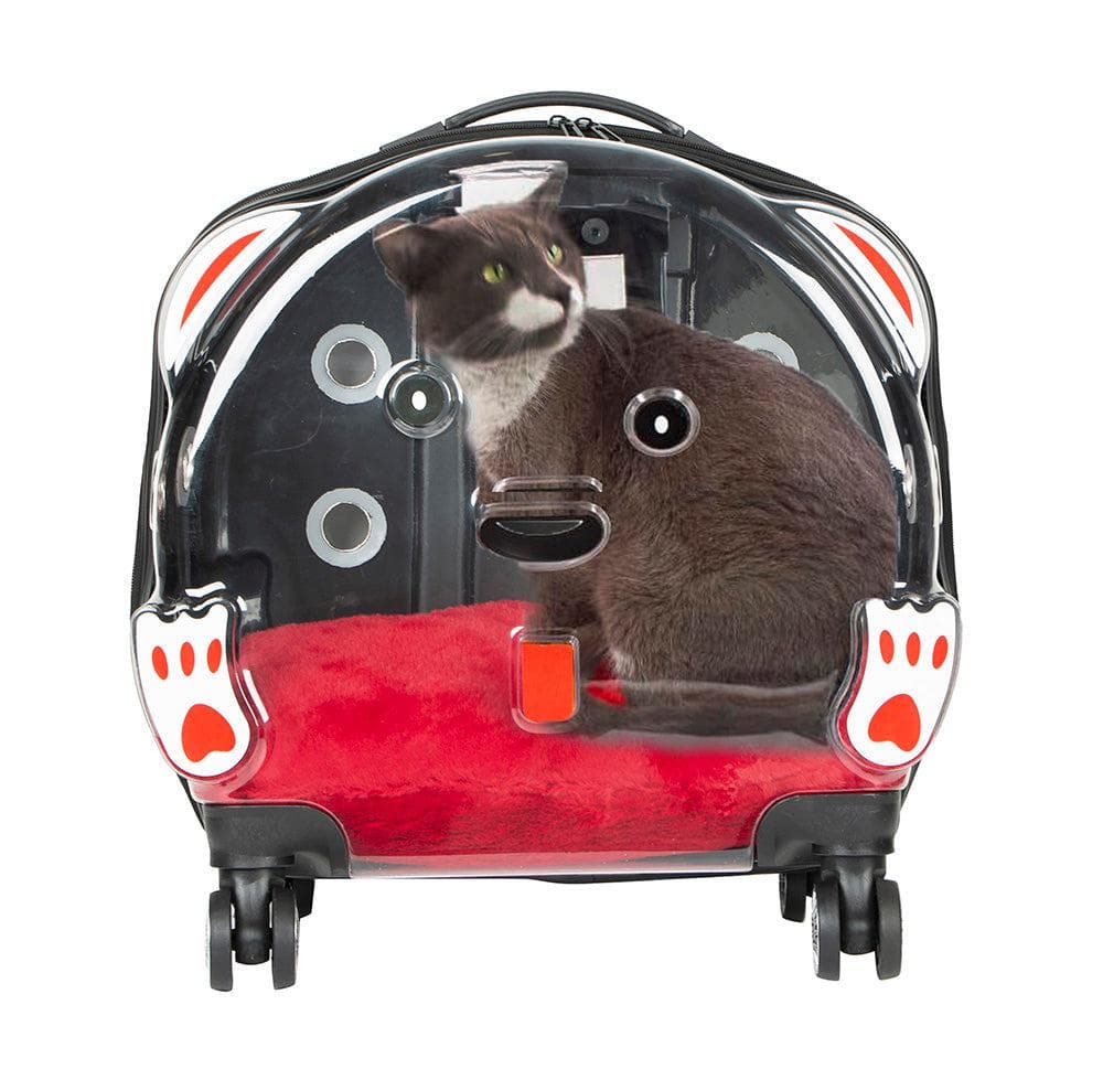 ICE Pet Trolley Suitcase Black Bouletta